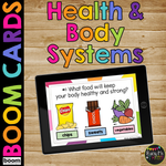 Health and Body Systems Science Boom Cards™ for Kindergarten