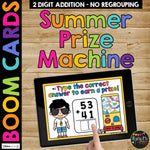 Second Grade Math Boom Cards™ Two Digit Algorithms No Regrouping Prize Machine