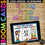 Second Grade Math Boom Cards™ Double Digit Algorithms No Regrouping Prize