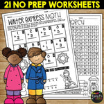 WINTER EXPRESS Activities Packet NO PREP Fun for Winter