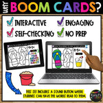 May Digital Color by Code Boom Cards™ Fact Fluency Activity for Summer