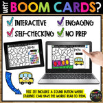 Fact Fluency Boom Cards™ Digital Color by Code Beginning of Year Math Activity