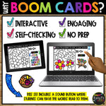 Spring Boom Cards™ Digital Color by Code Math Activity for Fact Fluency