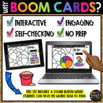 May Boom Cards™ Digital Color by Code Math Fact Fluency Station for Summer