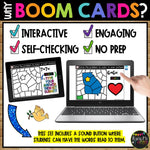 Martin Luther King Day Boom Cards™ Digital Math Color by Code Virtual Learning