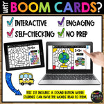 Back to School Boom Cards™ Math Station Activity DOUBLES Fact Fluency