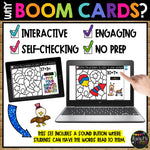 Fact Fluency Boom Cards™ Digital Color by Code 4th of July Math Activity