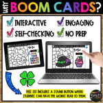 St. Patrick's Day Boom Cards™ Color by Code Digital Math Activity Fact Fluency