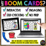 Fact Fluency Boom Cards™ Digital Color by Code Summer Math Activity