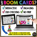 100th Day Boom Cards™ Digital Color by Code MEGAPHONE Distance Learning