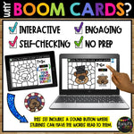 Boom Cards™ Groundhog Day Color by Code Math Digital Learning Add & Subtract