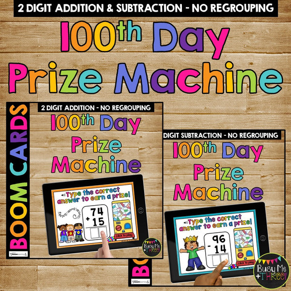 Addition & Subtraction Boom Cards™ Holiday & Season Two Digit No Regrouping