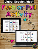 Push and Pull Worksheets A Force and Motion Activity Digital and Printable