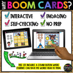 SPRING Boom Cards™ Uncover the Picture Set 2 Telling Time and Counting Money