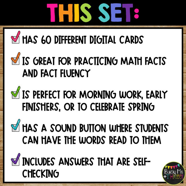 Second Grade Math Boom Cards™ Two Digit Subtraction Algorithms No Regrouping