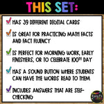 100 Days of School Boom Cards™ Digital Math Color by Code Distance Learning