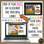 Thanksgiving Boom Cards™ Color by Code PUMPKIN PIE Digital Learning Activity