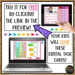 Graphing Boom Cards™ with Audio for Kindergarten 1st and 2nd Grade Picture Graph