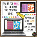 End of the Year Boom Cards™ Digital Math Puzzles Mystery Pictures Summer