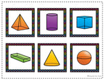 3d Shapes Activity Math Journal Page {K, 1, 2}, Solid Shapes