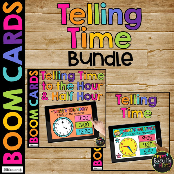 1st and 2nd Grade Math Boom Cards™ BUNDLE for Distance Learning Digital Activity