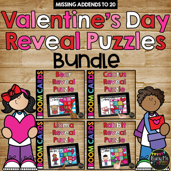 Boom Cards™ Holiday & Season Reveal Puzzles BUNDLE