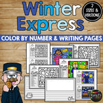 Winter Express Activities BUNDLE Bingo, No Prep Fun Worksheets, Writing Pages