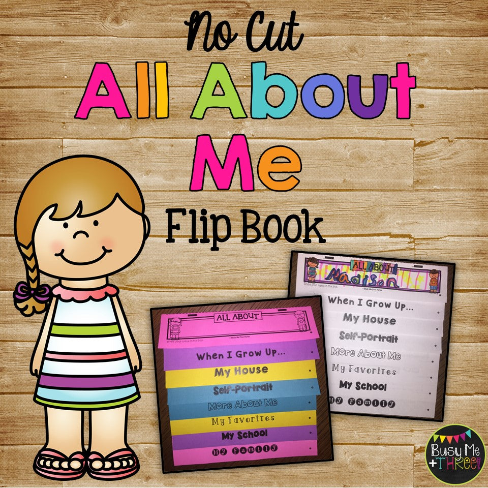 Back to School Flip Books for Kindergarten and First Grade by Star Kids