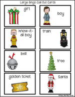 WINTER EXPRESS BINGO Game Activity {25 Different Bingo Cards}